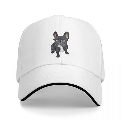 Lindo Bulldog Francés Frenchie Perro Unisex Gorras De Béisbol Gorra Con Visera Parasol Al Aire Libre Sombrero