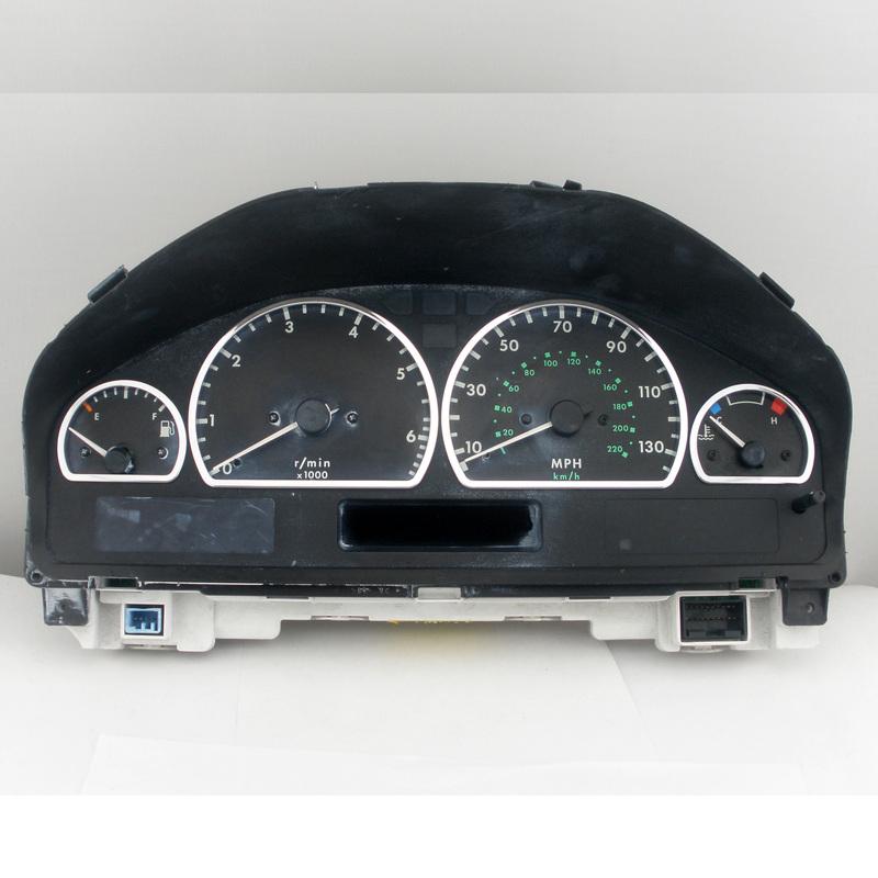 

4pcs Plastic ABS Chrome Gauge Dial Dash Cluster Rings Dashboard cover bezel trim For Range Rover II P38 R38A 94-02