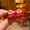 2 PCS Christmas Lovely Cartoon Girls Elastic Hair Bands Hair Accessories Children Hair Ties Baby Headwear