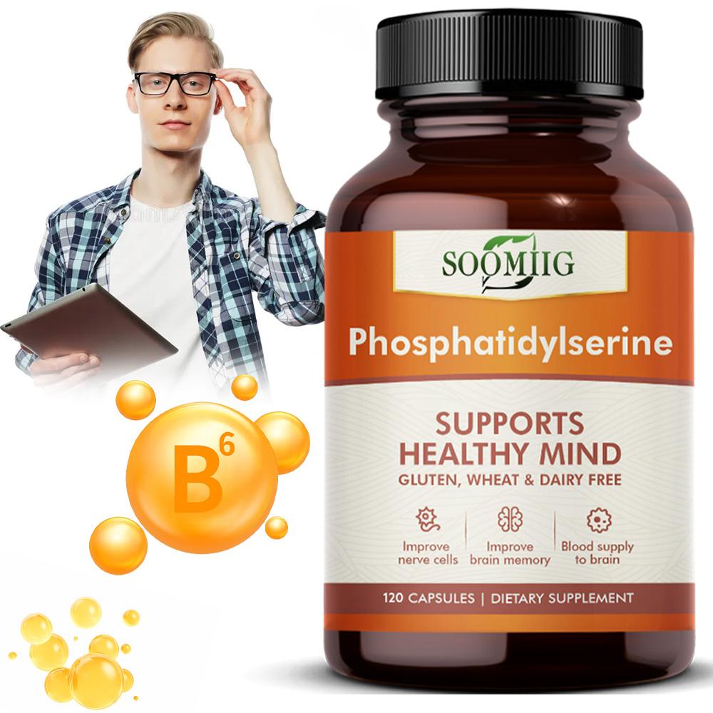 Phosphatidylserine Improve Memory Enhance Cognitive Abilities 120 Capsules