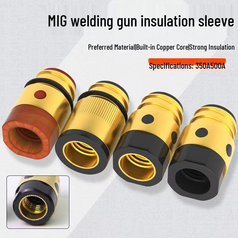 MIG Welding Insulation Sleeve: 350A/500A Welding Gun Gas Shielded Accessories Nozzle Joint for Panasonic