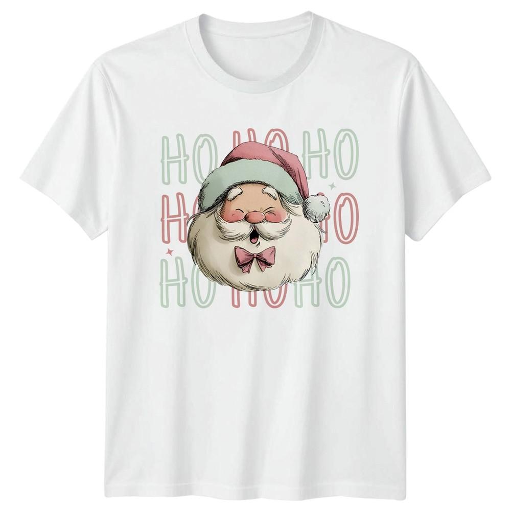 Ho Ho Ho Santa Christmas Holidays Unisexs TShirt Unisexs Graphic Tee S