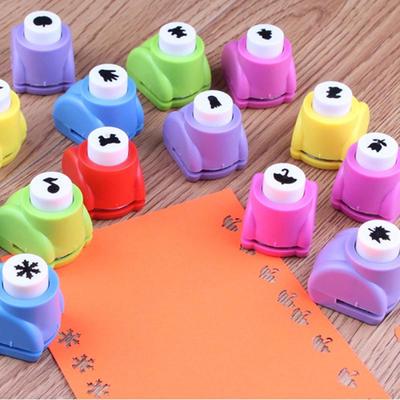 Gifts Kids DIY Children Punch Card Cutter Paper Shaper Craft Tool
