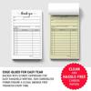 1/2/3Pcs SMB Use Order Form 2-Part Carbonless Receipt Book Duplicate Sales Order Invoice Pad For Small Business