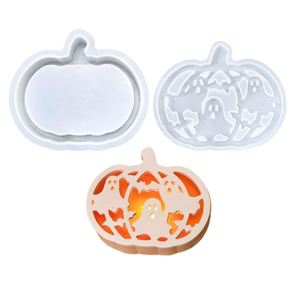 Festival Halloween Decors Silicone Molds For Pumpkins Ghostly Craft And Pumpkins Ghostly Storage Box for Halloween Craft Project