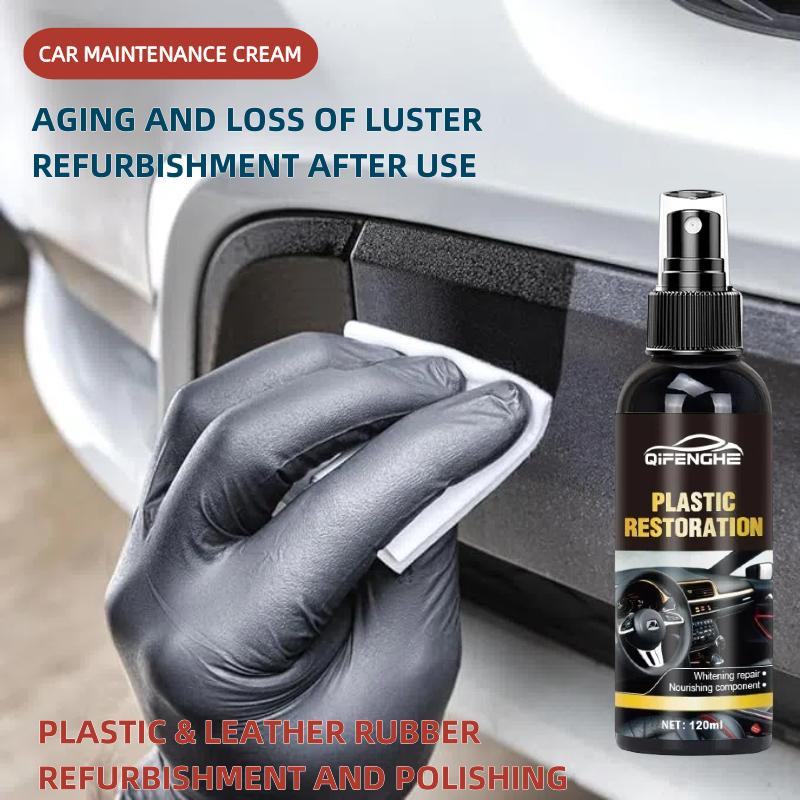 4.05oz automotive plastic repair agent, interior maintenance and brightening gloss, suitable for plastic and leather aging