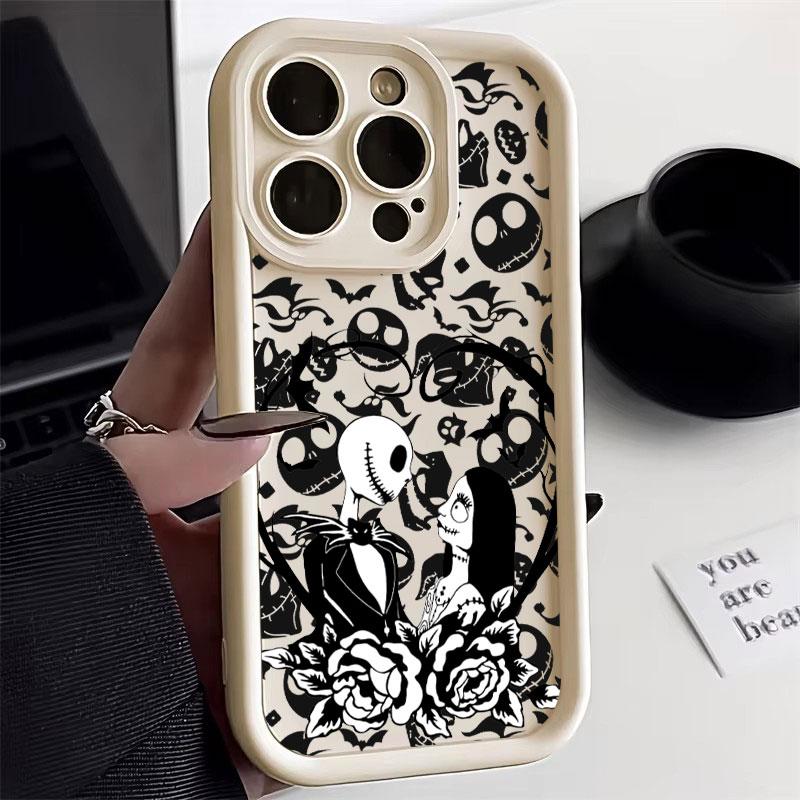 The Nightmare Before Christmas Jack Sally Skellington Case For Apple iPhone 17E 15 16 14 13 12 11 17 Pro Max Air Plus 16E Cover