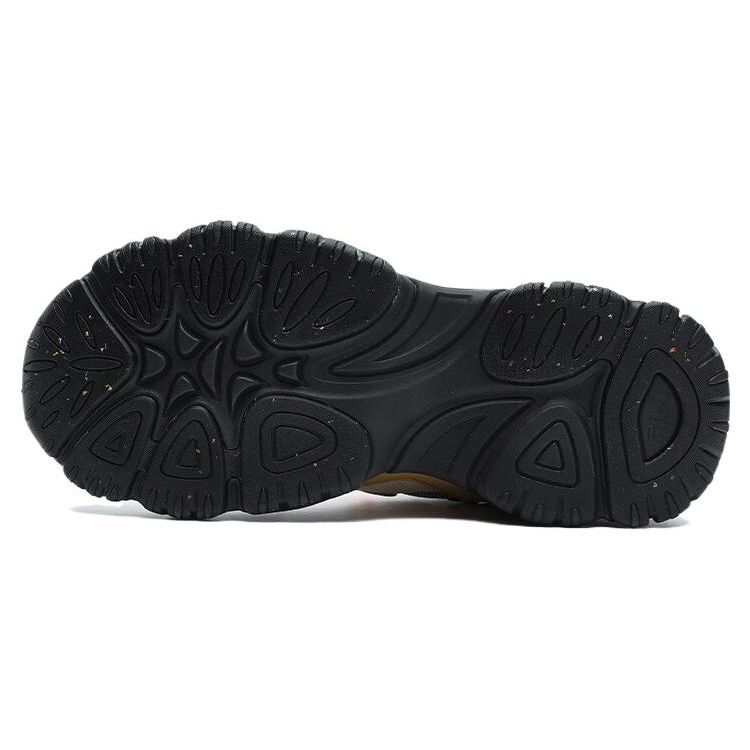 Fila Fluid 4 Skóra syntetyczna Wygodne Trwałe Lekkie Niskie Buty taty Kobiety sneaker Beżowy F12W342107FFC