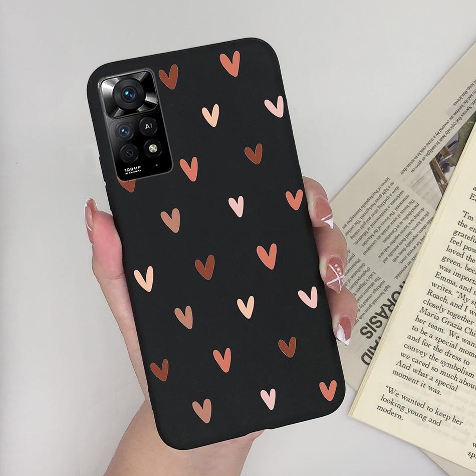 For Xiaomi Redmi Note 11 Pro 4G 5G Phone Case Cute Diasy Pattern Soft Silicone TPU Back Cover Funda For Redmi Note11 11Pro Coque