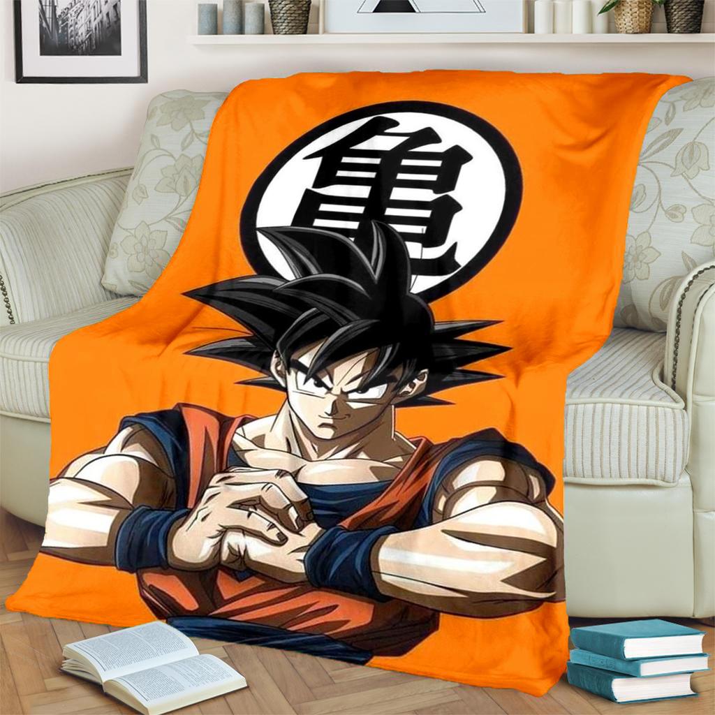 Cozy Dragon Ball! Print Blanket Warm Flannel for Bedrooms, Sofas, Beds, Chairs, Picnics, Travel
