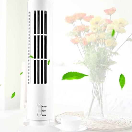 Portable USB Bladeless Air Conditioner Cooling No Leaf Cool Desk Electric Fan