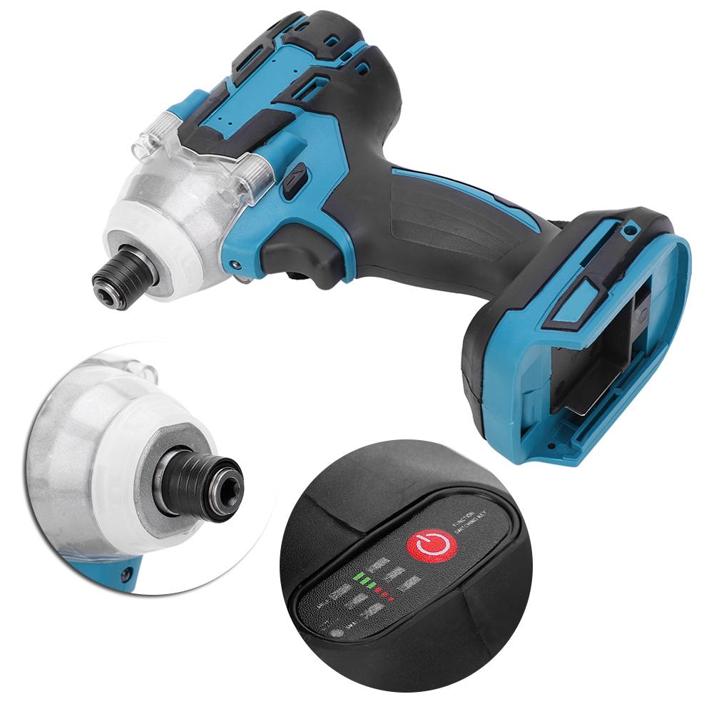 Screwdriver Machine Lithium Electric Tool Cordless Brushless Impact Wrench for Makita 21V