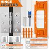 Door Hinge Template Door Hinge  Woodworking Hinge Slotting Locator Positioning Slot Locator Hinge Installation Kit