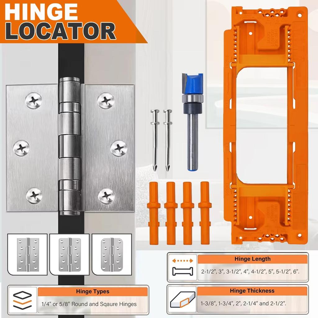 Door Hinge Template Door Hinge  Woodworking Hinge Slotting Locator Positioning Slot Locator Hinge Installation Kit