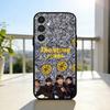 Band The S-Stone R-Roses Phone Case For Samsung  A73,72,71,A52,51,40,41,A22,A32,31,A13, Soft Black Shell