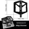 BUCKLOS Bisiklet Pedalları Mühürlü Rulman MTB Platform Pedalı Bisiklet Dağ Naylon Bisiklet Düz Pedallar 9/16 ''MTB Yol Bisikleti Parçası