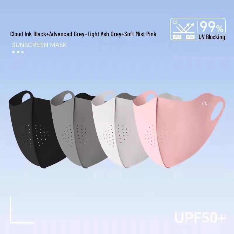 2025 Unisex 3D Ice Silk Sunscreen Mask: High-Value, UV-Protective, Breathable Summer Face Cover