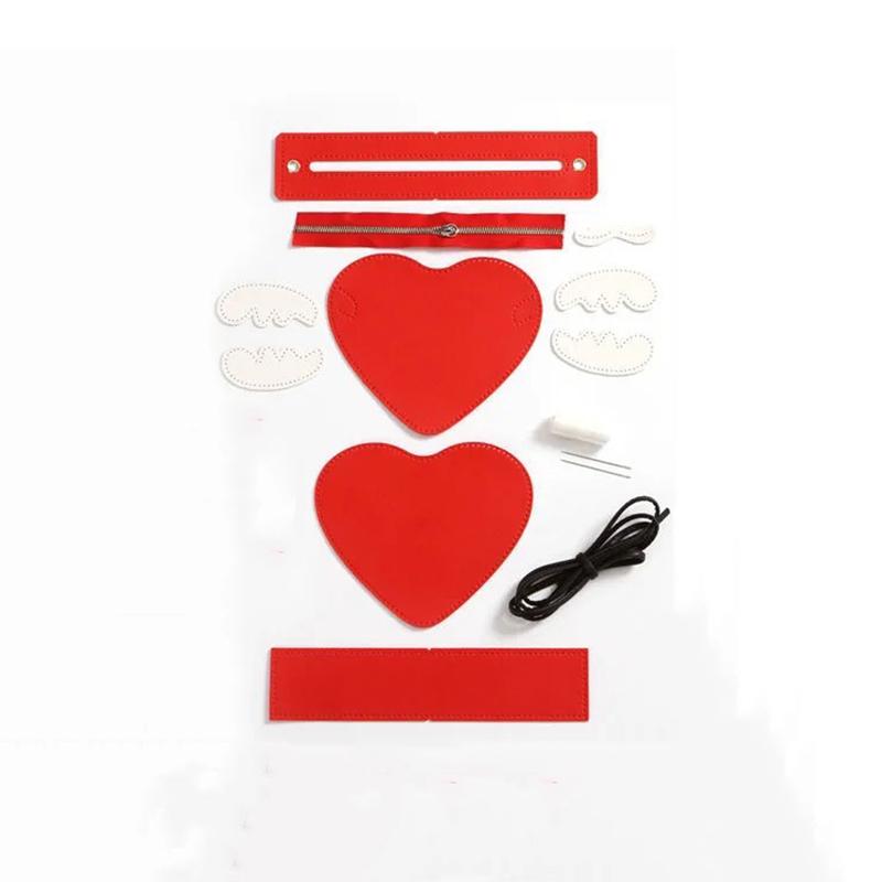 

WTEMPO DIY PU Сумка-тоут Материал для изготовления сумок Швейный набор Женский DIY Пришить Женский Набор для изготовления сумки-тоут для рукоделия Аксессуары для изготовления сумки 1set*large красный