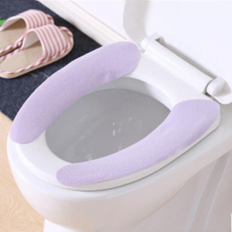 Adesivo Lavabile Universale Adesivo per WC Caldo e Ispessito Elettrostatico Cuscino per Sedile WC e Cuscino per Sedile WC