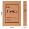 Deli A4 Kraft Paper Archival Box