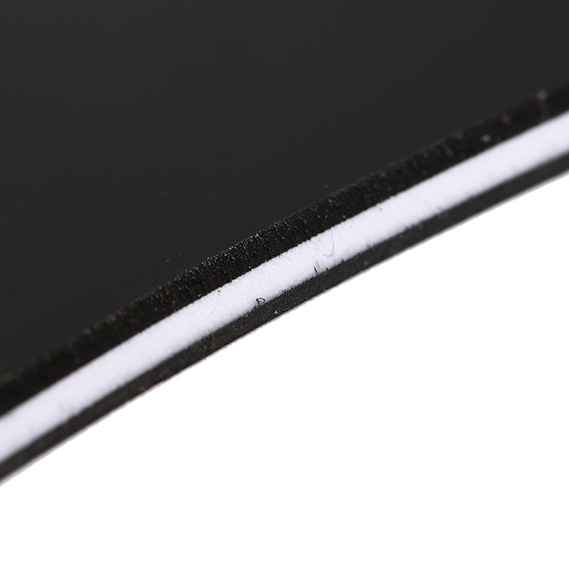 2 Holes Bell-Shaped Pvc Truss Rod Cover Plate Scroll Plate For Guitar Black