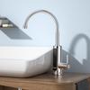 Instant Heat Silver Dual-Use Electric Faucet for Hot & Cold Water