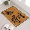 Check for Chicken Shit Funny Door mat Custom Indoor Home and Office Decorative Entry Rug Garden/Kitchen/Bedroom Mat Non-Slip Rubber 18x30 Inch