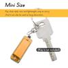 SWAN Keychain Harmonica 4 Holes 8 Tones Key of C Small Harmonica Decoration Mini Music Instrument for Beginners Students