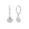 925 Silver Needle Vintage Geometric Pendant Earrings Round/Square/Shell Earrings for Women Fashion Jewelry Pendientes
