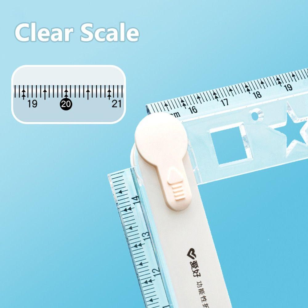 30CM Straight Ruler Clear Scale Geometric Drawing Ruler Durable Measuring Ruler  School Office