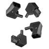 4 Pack IEC 320 C14 C13 Connectors 90 Degree AC 250V 10A For Power Adapter Socket for Computer and Industrial Use