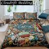 Movie Theater Duvet Cover Set Cinema Ticket Bedding Set Filmstrip Comforter Cover Bedroom Decor Bedspread Cover Full Size