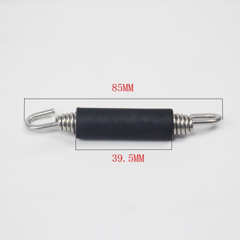 Thick Stainless Steel Hook Spring Tension Black Spring Retractors For Motorcycle