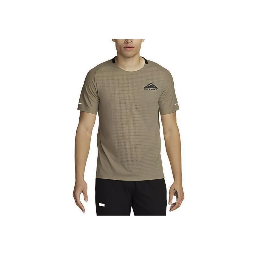 Nike Casual Loose Breathable Sports Short Sleeve T-Shirt Men Tops Khaki DV9306-247