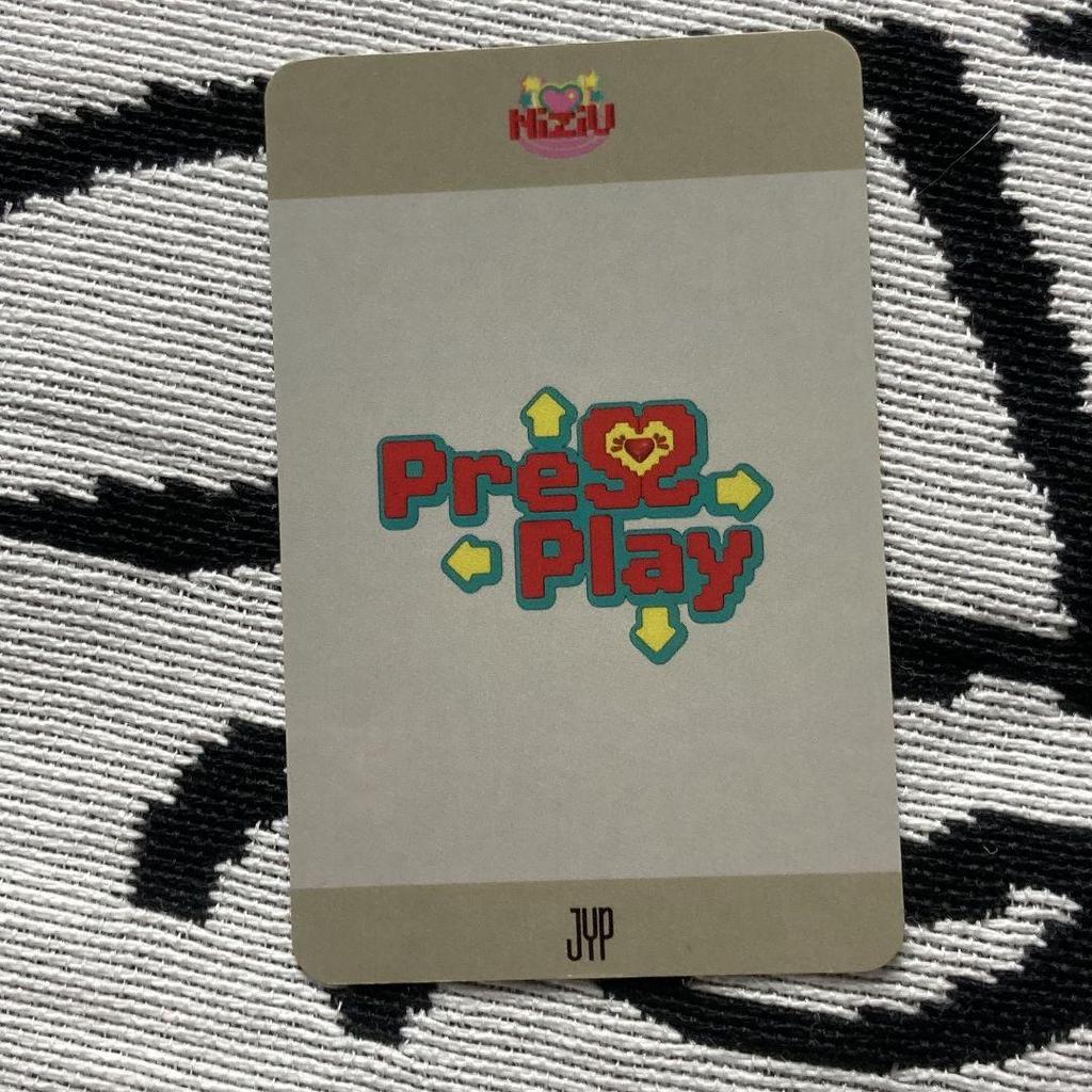 [USED] NiziU Nina Pre-recorded PressPlay 2nd week Sanok Trading Card