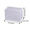 6pcs Display Box Glass Doll Storage Box Cotton Doll Blind Box Handmade Transparent Baby Cabinet