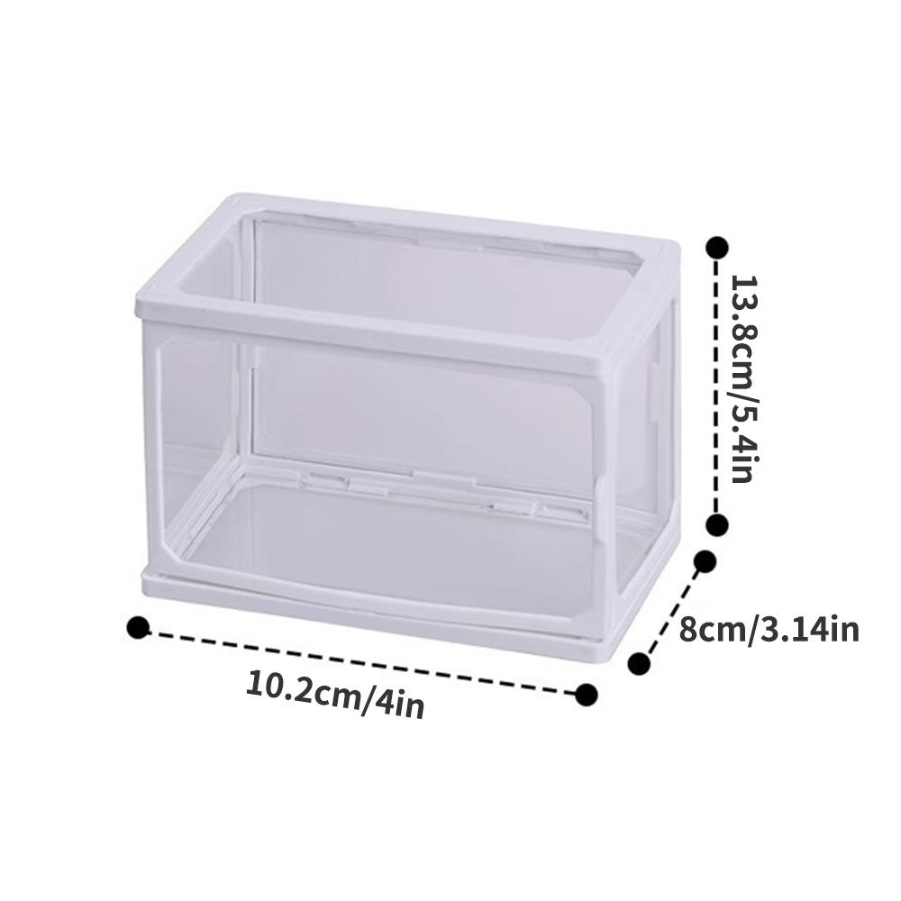 6pcs Display Box Glass Doll Storage Box Cotton Doll Blind Box Handmade Transparent Baby Cabinet