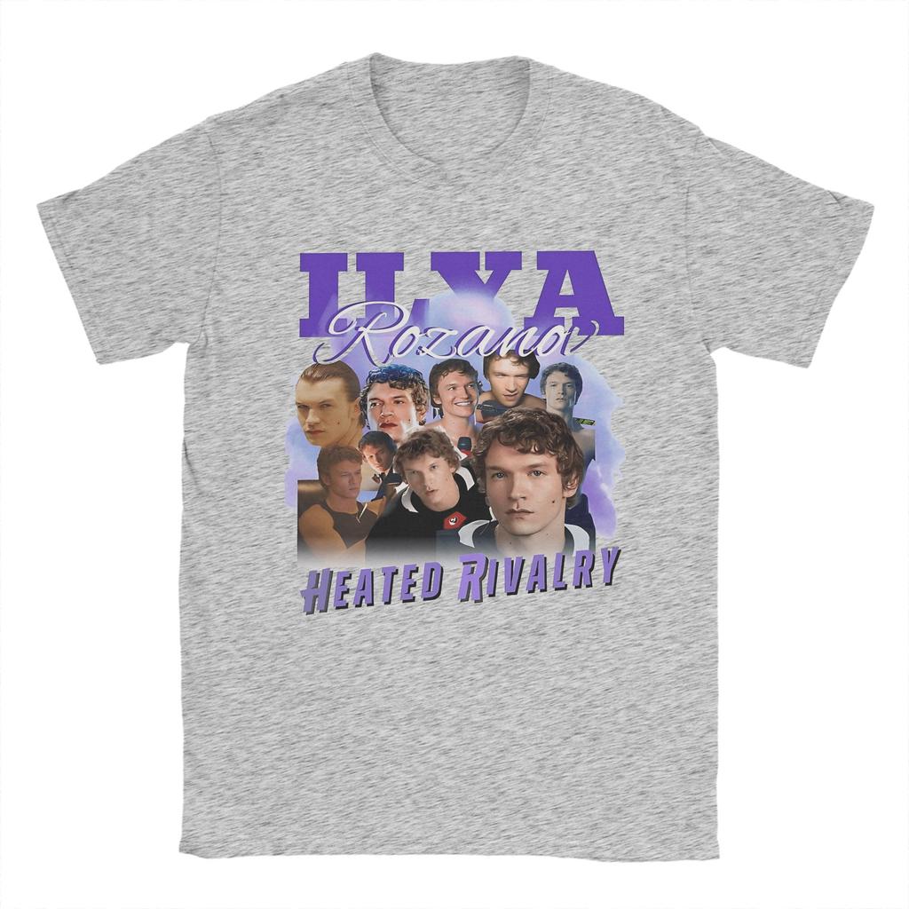 2026 Summer Mens Heated Rivalry Ilya Rozanov TShirts Mens Cotton Tops Amazing Short Sleeve Crew Neck Tees 6XL TShirts