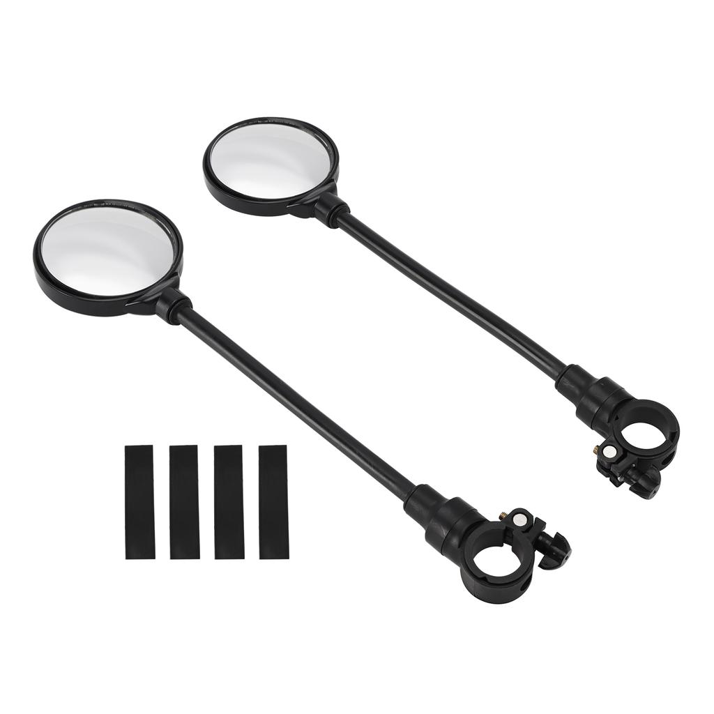 Rotatable Adjustable Wide Angle Rear View Bike Handlebar Mirror 2 Pack