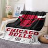 Chicago Bulls Print Flannel Blanket High Quality Warm Comfortable Cover for All Seasons Perfect for Gifts Home Decor
