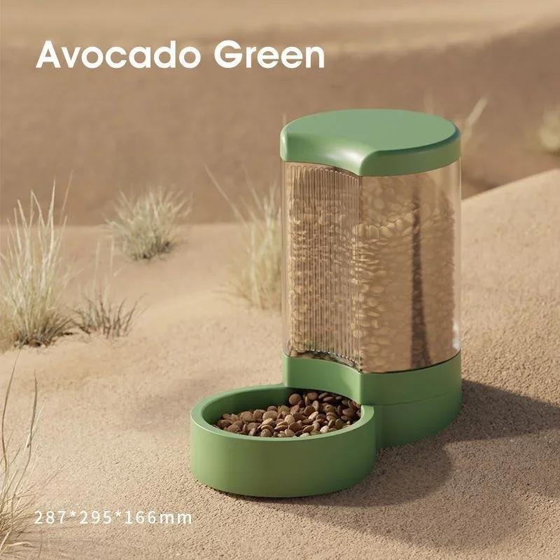 Automatic Pet Feeder & Waterer Combo 4L Large Capacity Cat Dog Bowl Durable Plastic Feeding Dish Pet Supplies For Household Pets