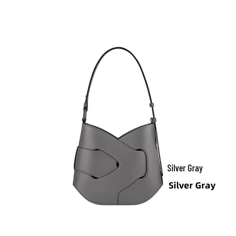 

Bo Ling en Cowhide Knitted Crossbody Shoulder Bag - High-End Women s Underarm Niche Design Handbag