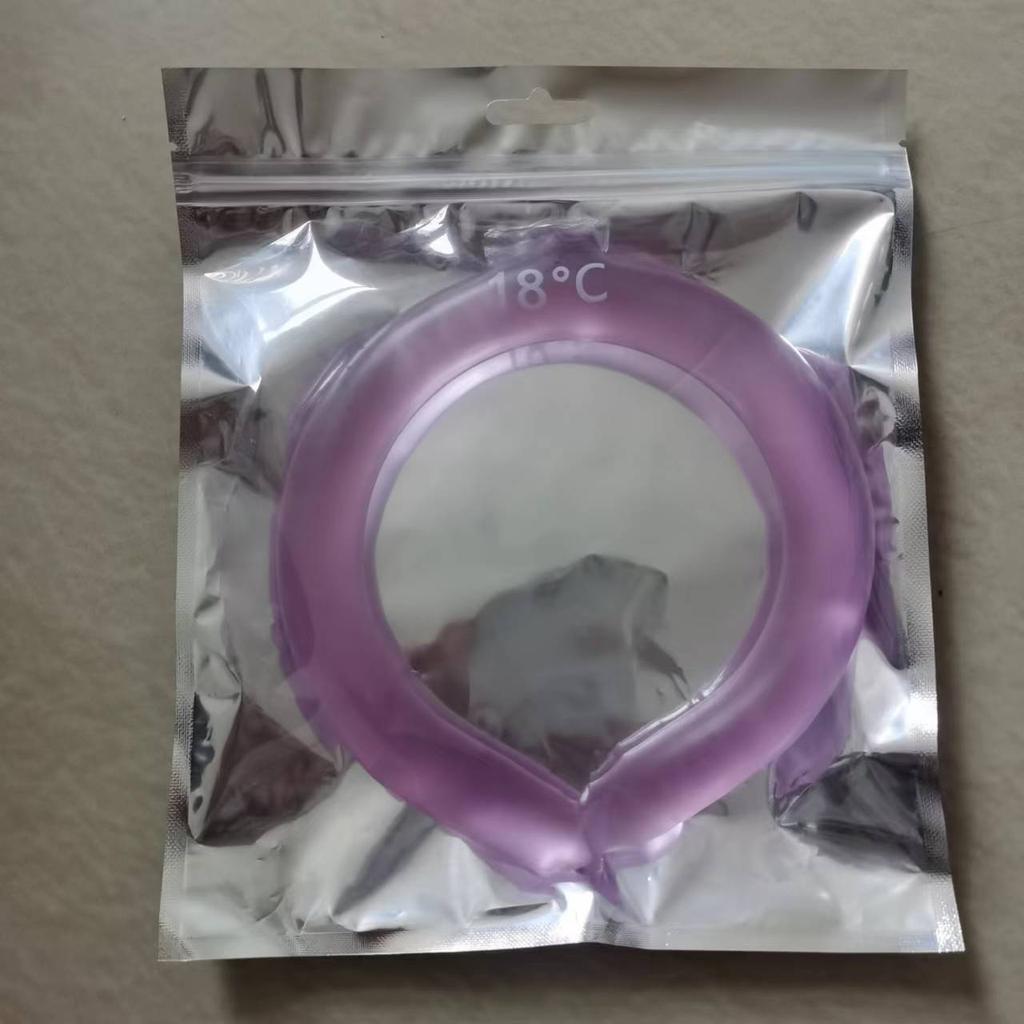 Summer Second-generation Ice Ring, Cold Ring Hanging Neck Cooling Ring, Outdoor Heatstroke Ice Neck Ring, Ice Collar, Cool Collar