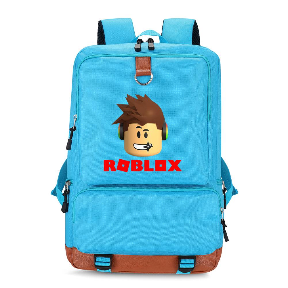 Virtual World Roblox Games Men'S And Women'S Backpacks Backpacks Student School Bags Travel Bags Computer Bags