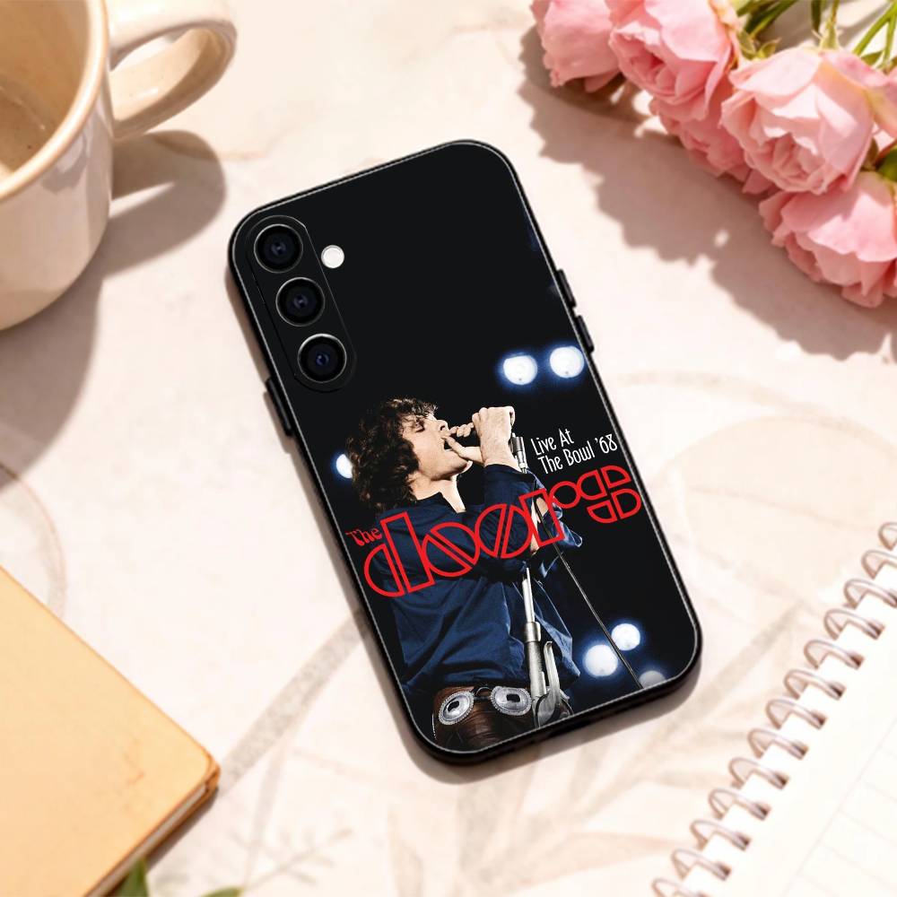 Psychedelic Rock The Doors   Phone Case For Samsung Galaxy A73,A72,A71,A70,A53,A52,A51,Others Soft Black Shell