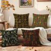 African Tribal Pattern Cushion Cover Premium Comfort Reversible Pillow Cove -Two In One Design for Any Room & Car Interior