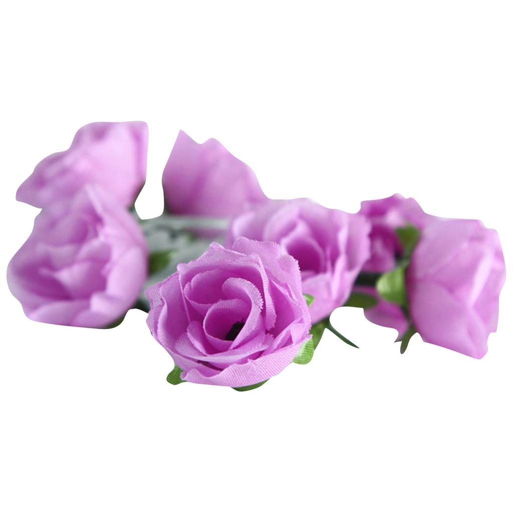50PCS Gift Artificial Rose Flower Head Wedding Wall Decoration Flower