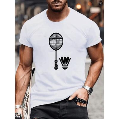 European Sizes Badminton Rackets and Badminton Printed Patterns In a Trendy Casual Sporty Style