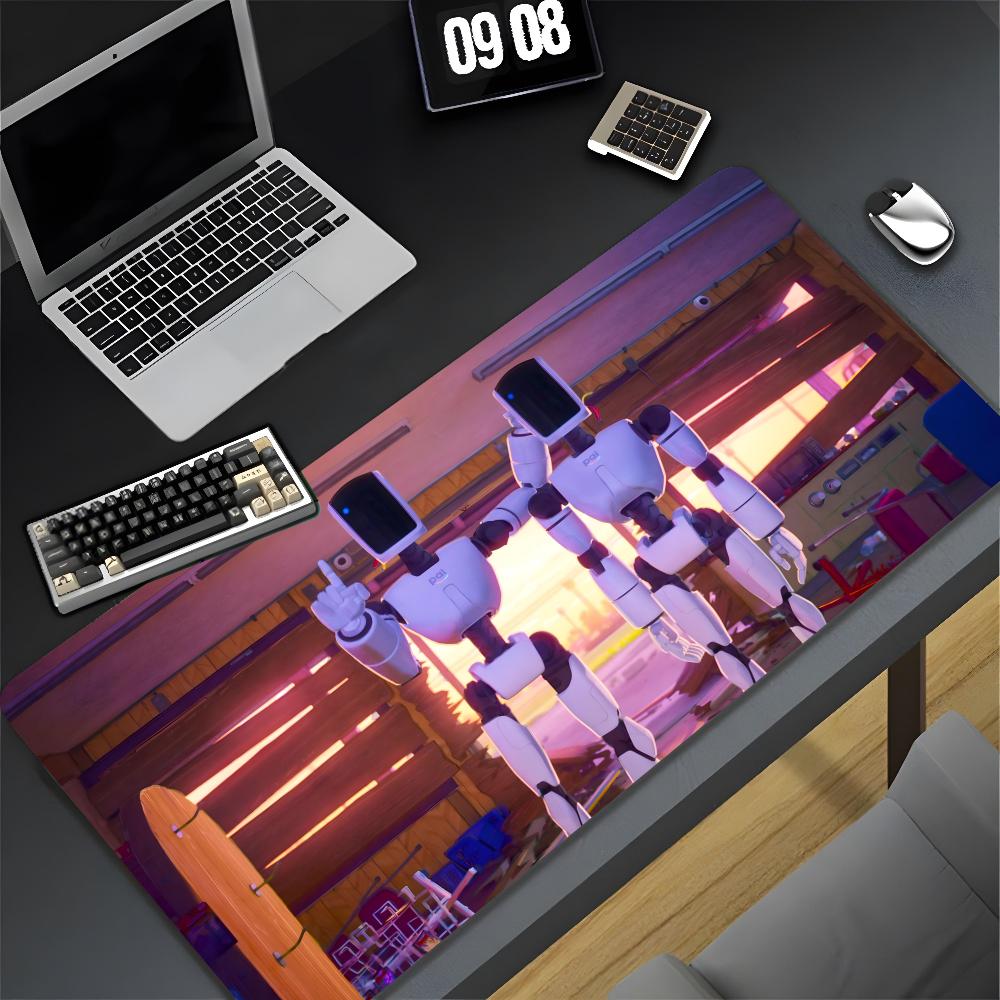 The Mitchells vs. the Machines Mouse Pad XXL Gamer Gaming PC Computer Otaku Locking Edge DIY Customized Photo Laptop Notebook De