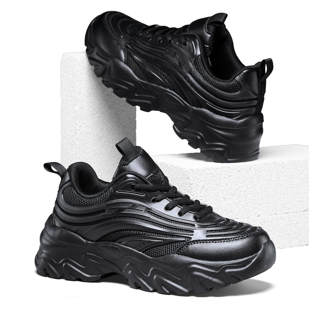 TUINANLE New Arrival: Stylish, Versatile Couple's Sneakers – Dad Shoes, Plus Sizes, Comfortable, Thick-Soled Sneakers, Sizes 35–46